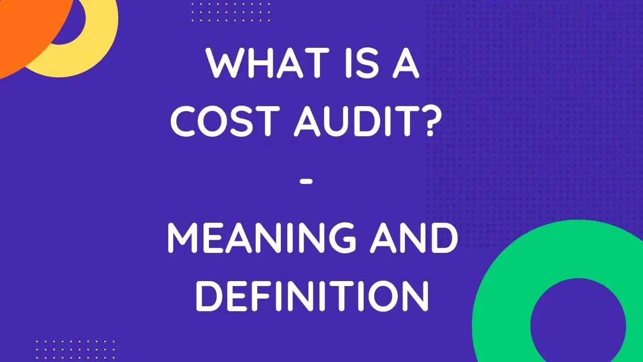 what is cost audit