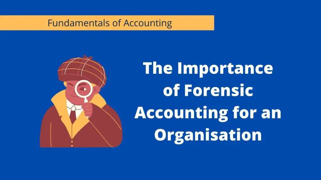 Forensic Accounting for an Organisation