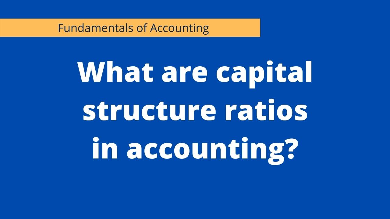 capital-structure ratios