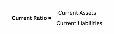current ratio formula