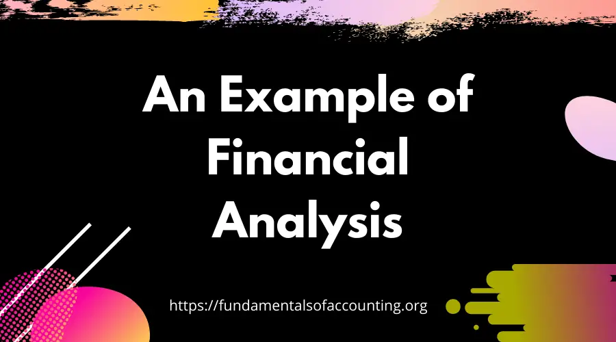 example of financial analysis