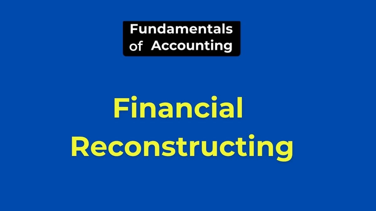 financial reconstructing