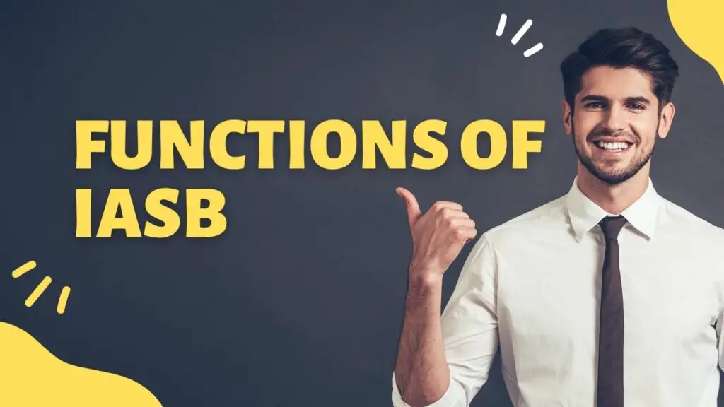 functions of IASB