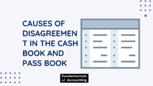 cash book and passbook disagreement