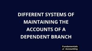 dependent branch account