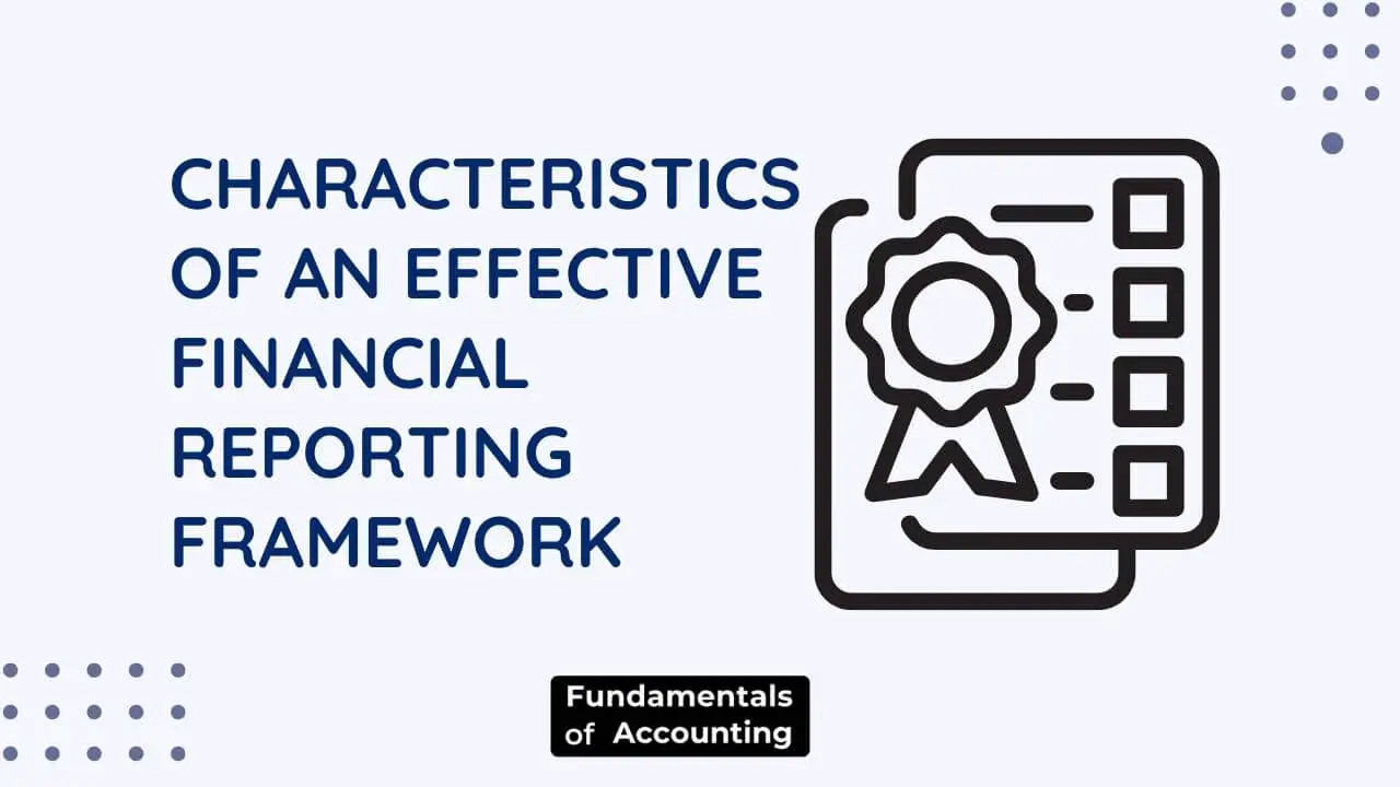 financial reporting framework