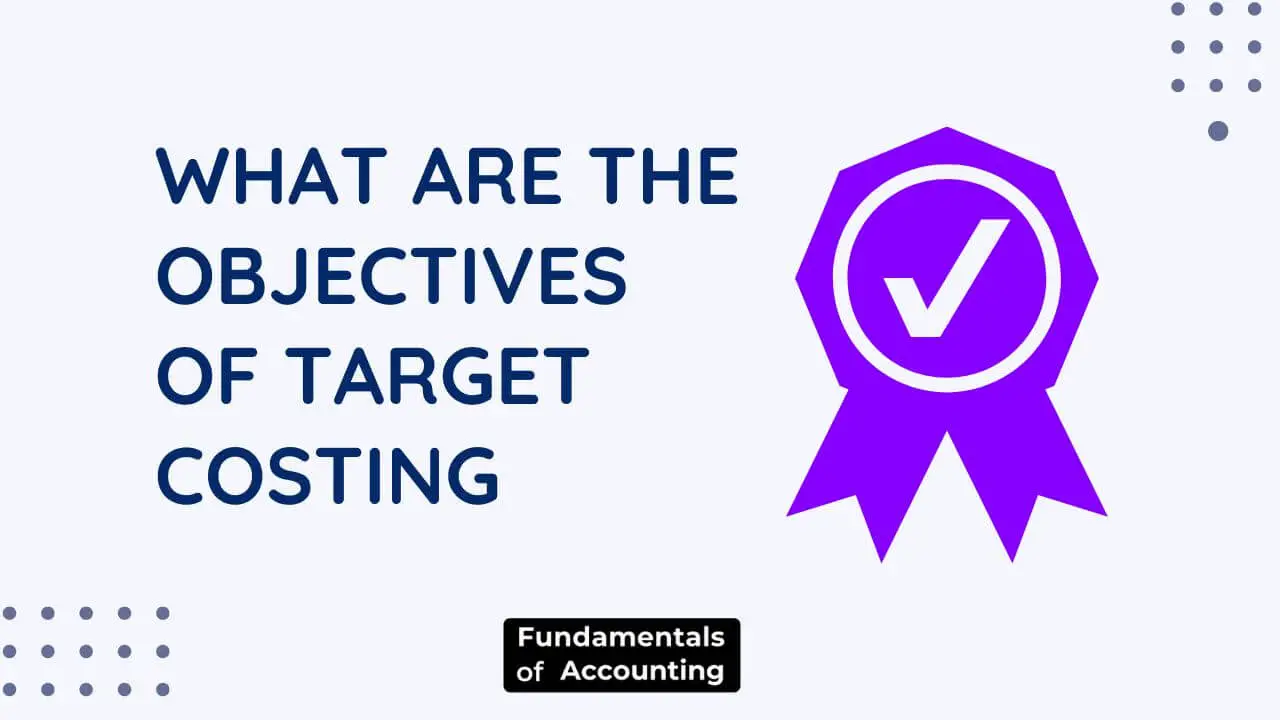 objectives of target-costing