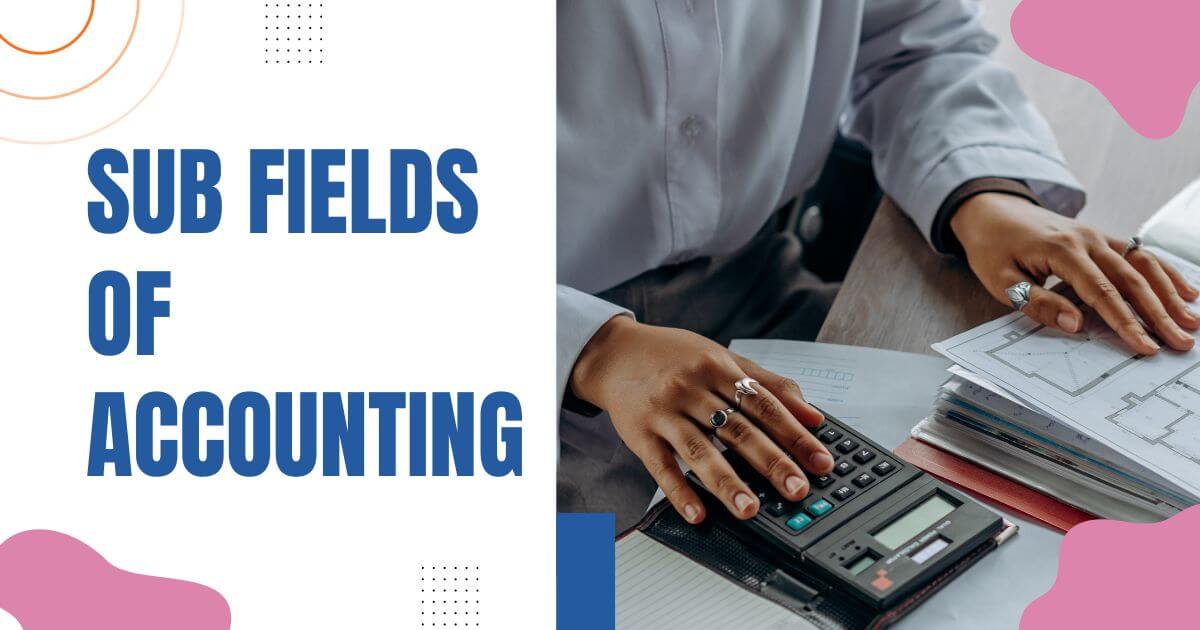 sub fields of accounting