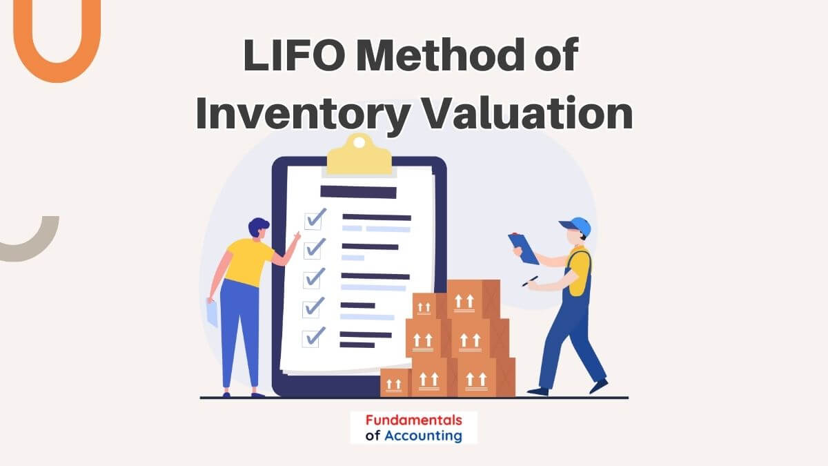 inventory valuation - LIFO method