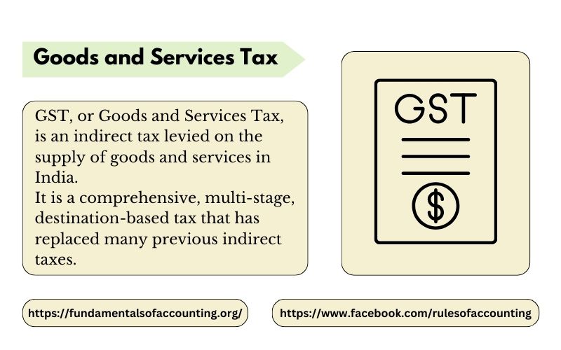 goods and services tax
