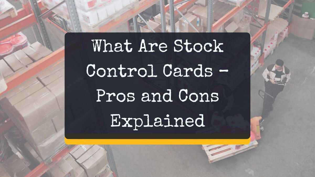 stock control cards