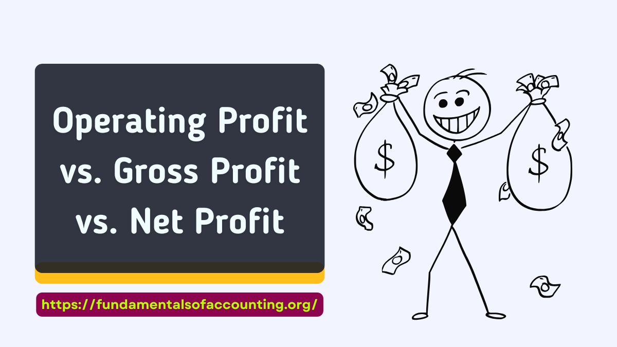 operating profit - gross profit - net profit